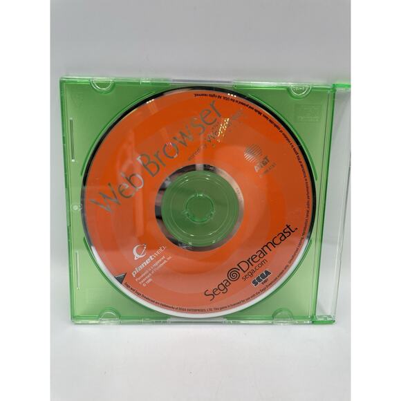 SEGA Dreamcast Web Browser (Sega Dreamcast, 1999) Disc Only - Tested - Picture 1 of 3